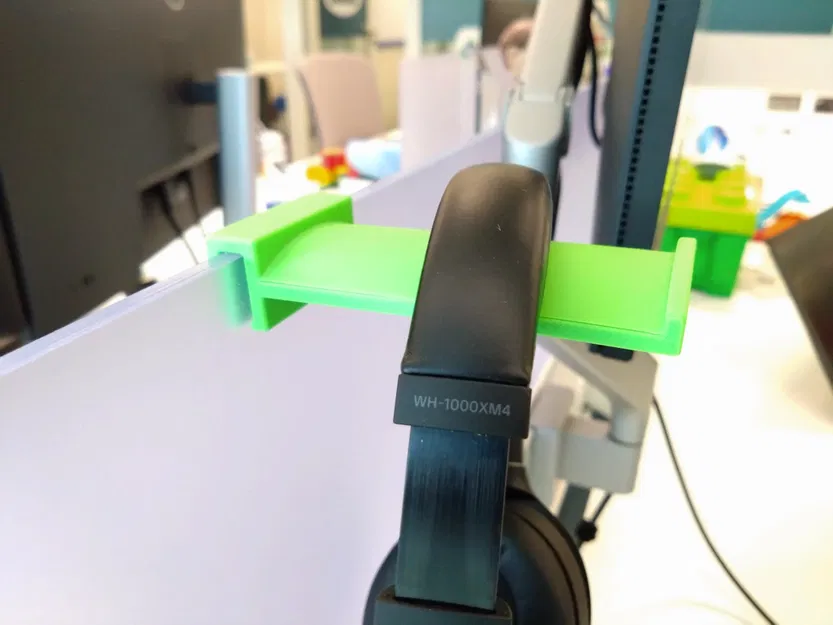 Giá đỡ tai nghe điều chỉnh cho vách ngăn văn phòng - Image 1