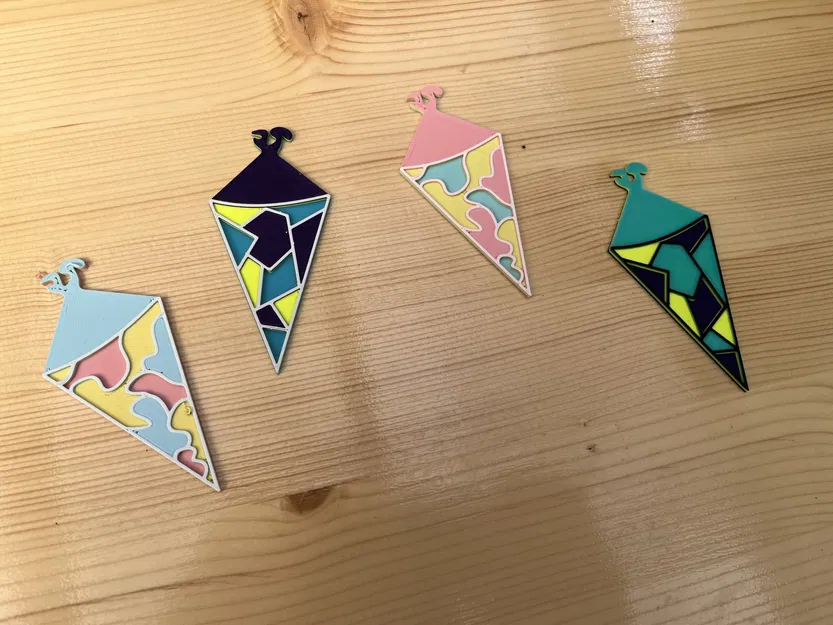 Trang trí bàn với Schultüten 4 màu sắc khác nhau - Image 1