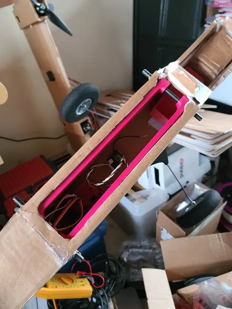 Giá đỡ cánh cho Flite Test Legacy V2 bằng ống carbon 6mm - Image 2