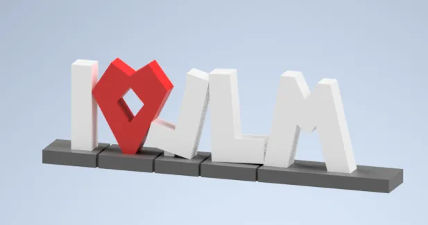 Tượng I Love Jerusalem - Thiết kế Low Poly - Image 2