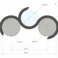 Giá treo khăn tắm gắn vào thang sưởi trong phòng tắm - Thumbnail 2