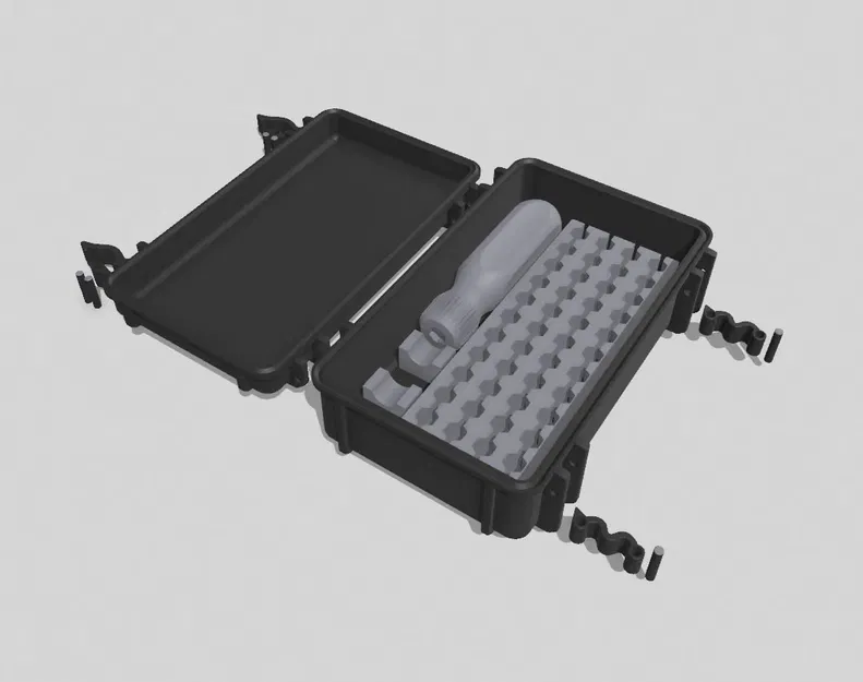 Giá đỡ tua vít và hộp chứa đầu vít tiện lợi - Image 1