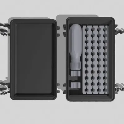 Giá đỡ tua vít và hộp chứa đầu vít tiện lợi