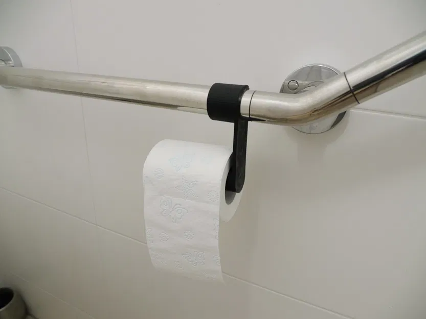 Giá đỡ giấy vệ sinh cho người khuyết tật trên đường ray - Image 1