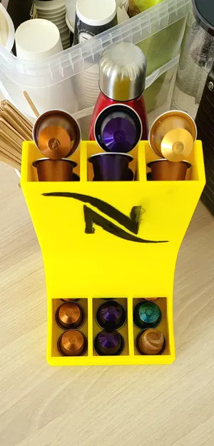 Giá đỡ ba tầng cho viên nén Nespresso với logo - Image 2