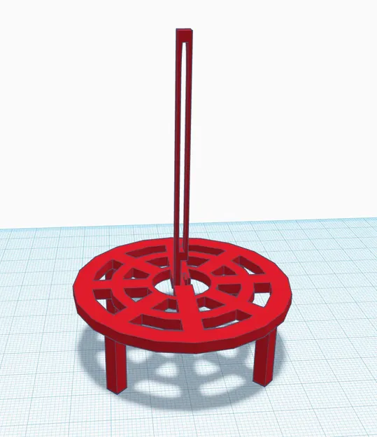 Bệ đỡ ABS tròn cho lọ thủy tinh - Image 1