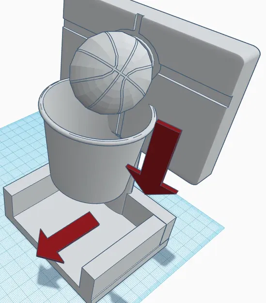 Mô hình trò chơi bóng rổ mini DesketBall thú vị - Image 2
