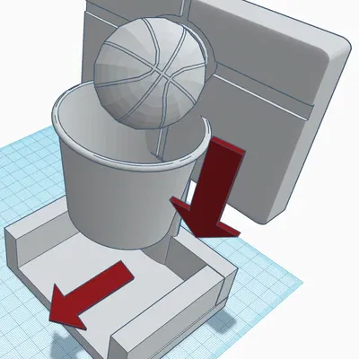 Mô hình trò chơi bóng rổ mini DesketBall thú vị