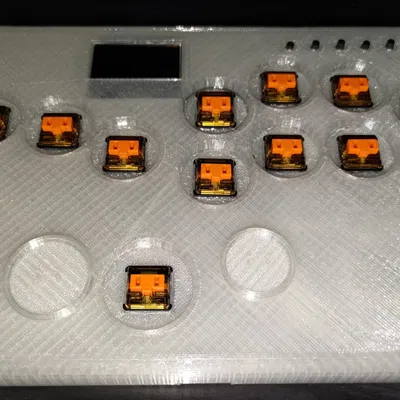 Bộ điều khiển không cần cần gạt dạng hitbox nhỏ gọn