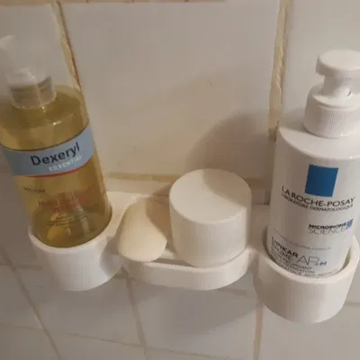 Giá đỡ dầu gội và xà phòng treo tường