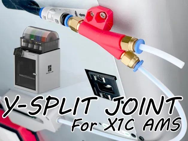 Khớp nối Y-SPLIT cho máy in Bambu Lab X1-Carbon - Image 1