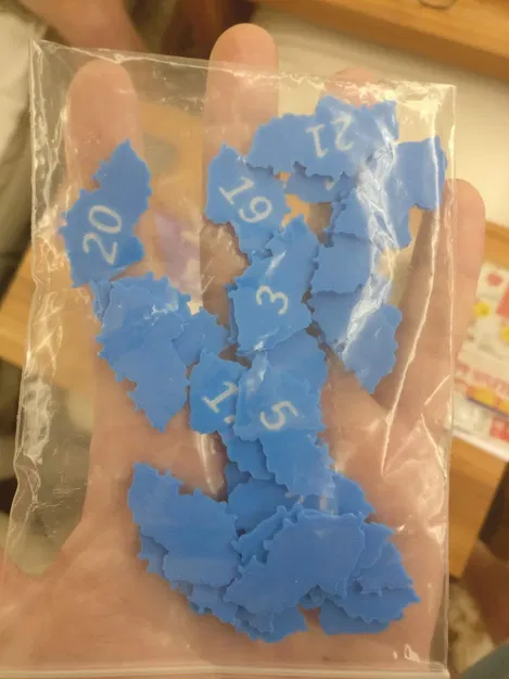 Biển số hình dạng Cộng hòa Séc từ 1-25 cho tốt nghiệp địa... - Image 1