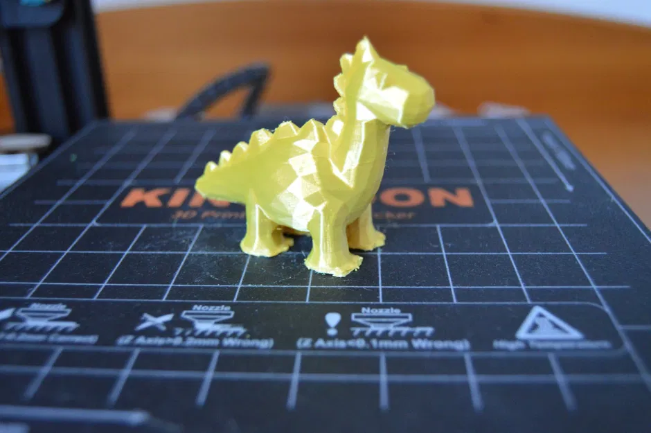 Khủng long stegosaurus phong cách low poly - Image 1
