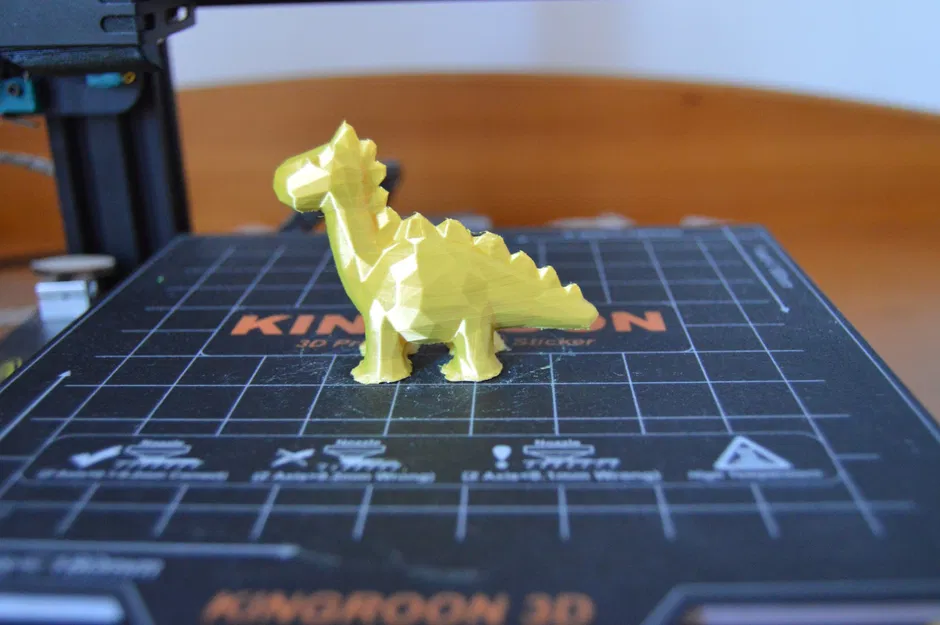 Khủng long stegosaurus phong cách low poly - Image 2