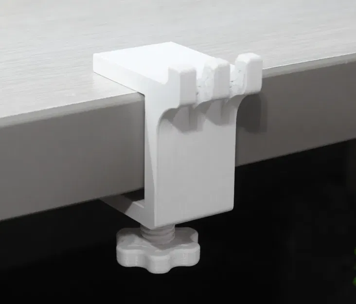 Giá đỡ cáp USB gắn bàn làm việc 2 cổng - Image 1