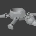 Chậu gấu thấp poly dễ thương để bàn - Thumbnail 1