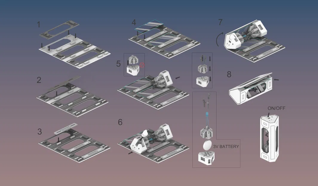Đèn LED chứa antimatter cho bàn đầu giường - Image 4