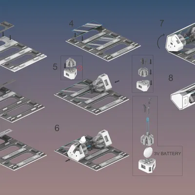 Đèn LED chứa antimatter cho bàn đầu giường