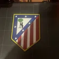 Biểu tượng câu lạc bộ Atlético de Madrid với thiết kế màu s... - Thumbnail 4