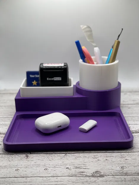 Giá đỡ bút và thẻ cho bàn làm việc - Image 2
