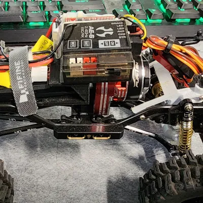 Khay pin scx24 low cg với giá đỡ esc cho động cơ furitek