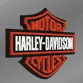Biểu tượng Harley Davidson 9" với chữ nổi và móc treo - Thumbnail 7