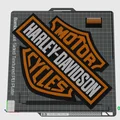 Biểu tượng Harley Davidson treo tường nhiều màu sắc - Thumbnail 2