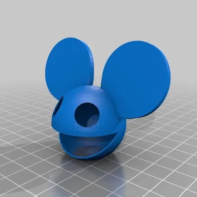 Mũ bảo hiểm Deadmau5 cho in 3D với kỹ thuật đùn đôi