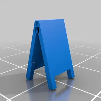 Bảng quảng cáo H0 - Werbeständer dễ in