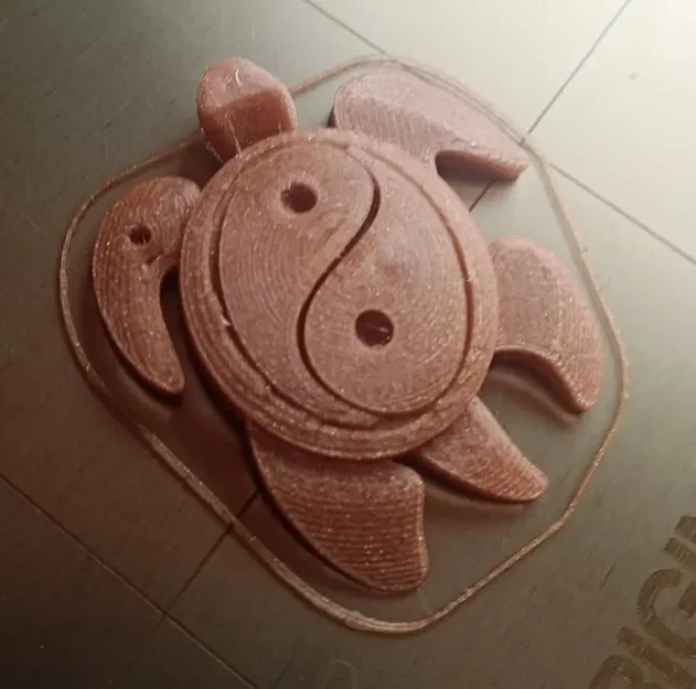 Mặt dây chuyền rùa Ying Yang độc đáo - Image 1