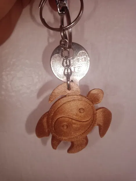 Mặt dây chuyền rùa Ying Yang độc đáo - Image 5