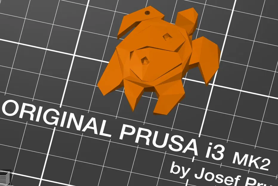 **Mặt dây chuyền rùa Ying Yang phong cách Low Poly** - Image 1