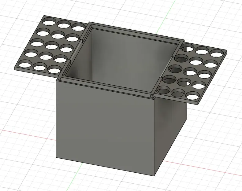 Bình để bút tối giản với nắp gập tiện lợi - Image 1
