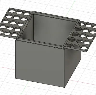 Bình để bút tối giản với nắp gập tiện lợi