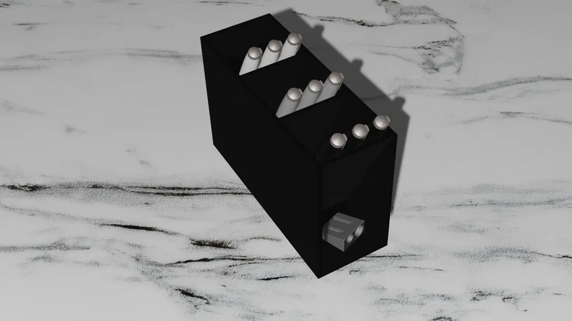 Giá đỡ bút đơn giản để dưới bàn làm việc - Image 1