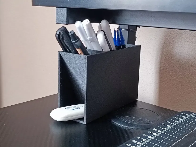 Giá đỡ bút đơn giản để dưới bàn làm việc - Image 2