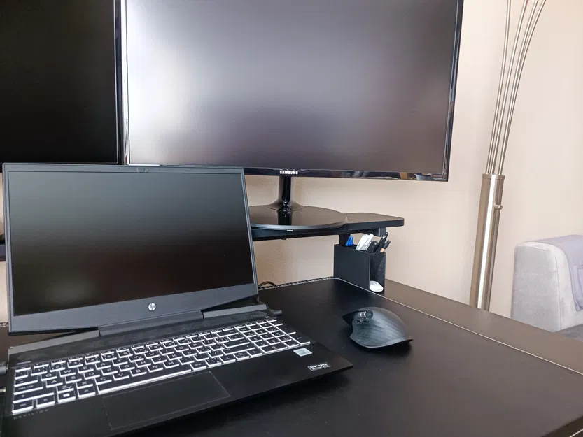 Giá đỡ bút đơn giản để dưới bàn làm việc - Image 3