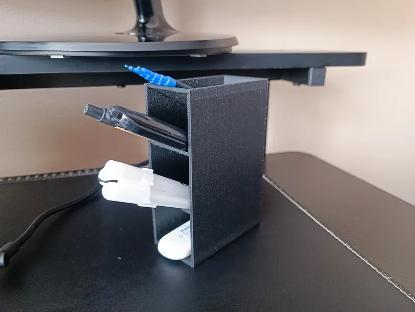 Giá đỡ bút đơn giản để dưới bàn làm việc - Image 4