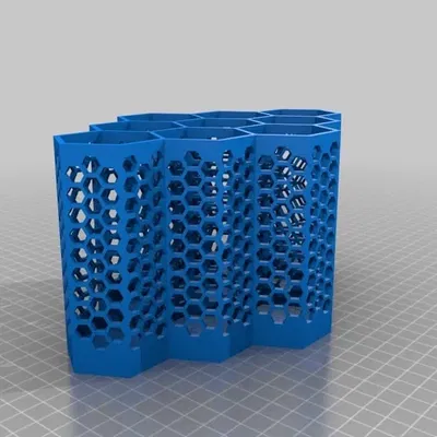 Giá đỡ bàn làm việc họa tiết tổ ong