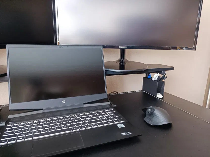 Giá đỡ bút đơn giản để dưới bàn làm việc - Image 5