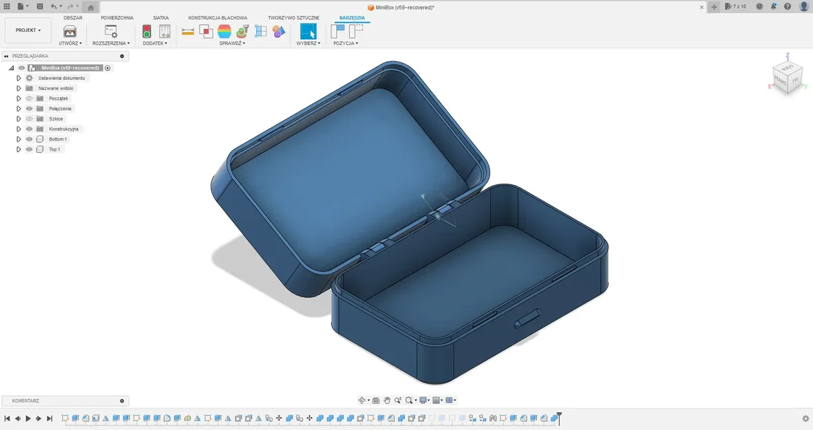 Hộp chắc chắn có bản lề, kết nối khớp chặt - Image 1