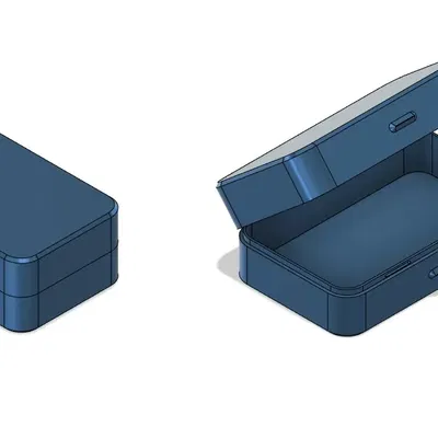 Hộp chắc chắn có bản lề, kết nối khớp chặt