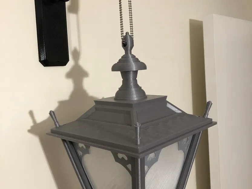 Đèn lồng treo cổ điển với nến điện - Image 3