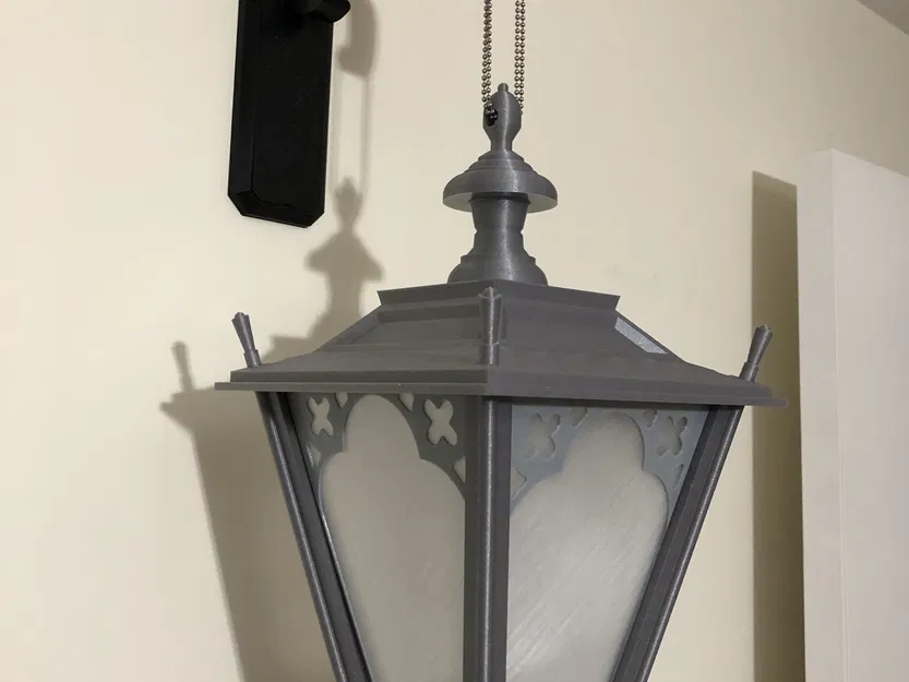 Đèn lồng treo cổ điển với nến điện - Image 4