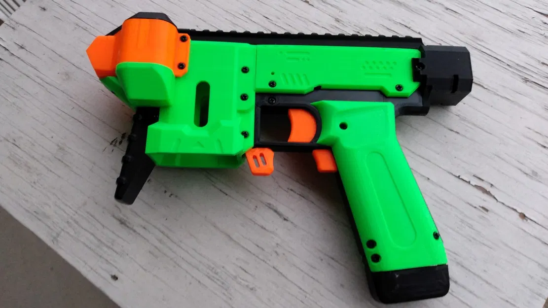 Remix Gryphon P4 Nerf với pusher cơ bản - Image 1