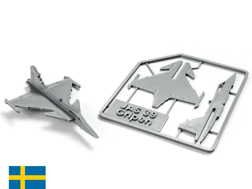 Mô hình máy bay chiến đấu Saab JAS 39 Gripen của Thụy Điển - Image 1