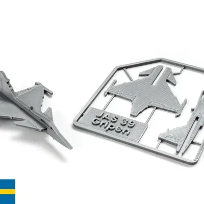 Mô hình máy bay chiến đấu Saab JAS 39 Gripen của Thụy Điển