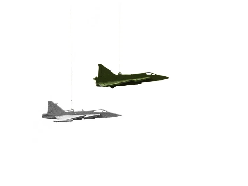 Mô hình máy bay chiến đấu Saab JAS 39 Gripen của Thụy Điển - Image 2