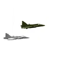 Mô hình máy bay chiến đấu Saab JAS 39 Gripen của Thụy Điển - Thumbnail 2
