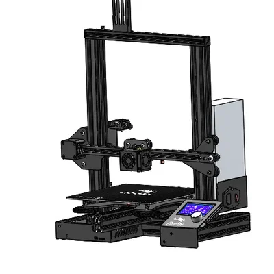 Mô hình Ender 3 hoàn chỉnh với tất cả các linh kiện